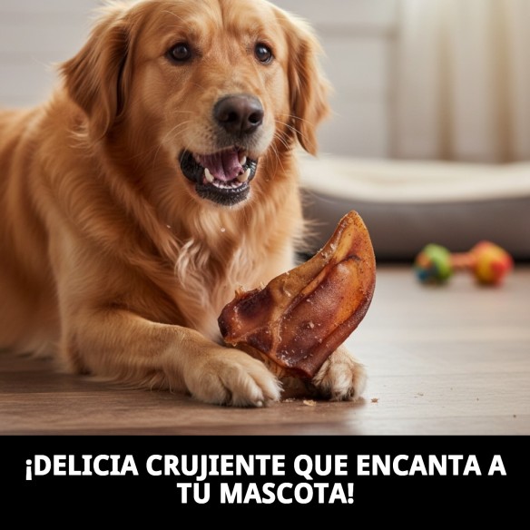 Expositor Orejas de Cerdo Deshidratadas para Perros - 25 Unid