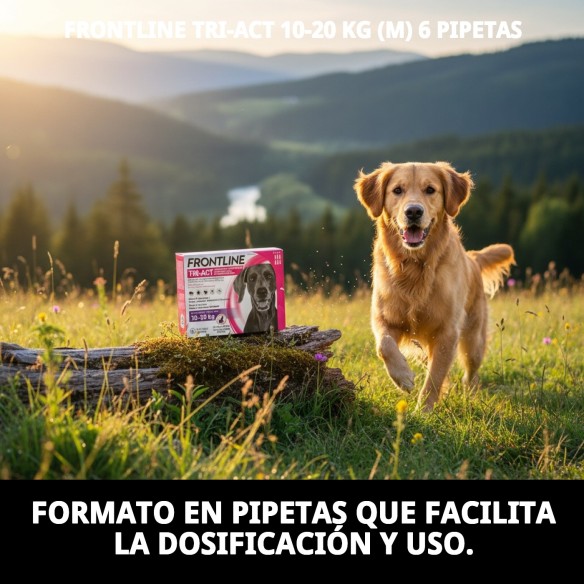 Frontline Tri-Act: Protección Total para Perros 10-20 kg