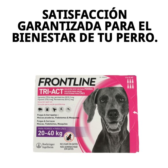 Frontline Tri-Act: Protección Total para Perros 10-20 kg