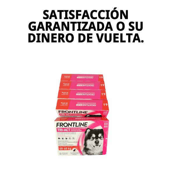 Frontline Tri-Act 40-60 kg: Protección total para tu perro