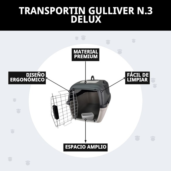 Transportín Gulliver 3 Deluxe: Viaja seguro con tu mascota