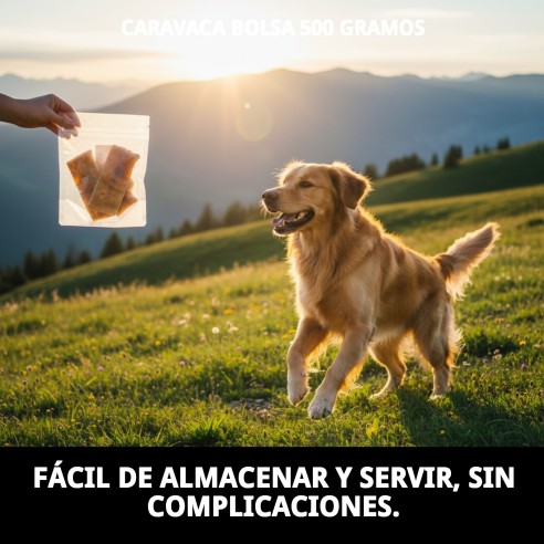 Placa de caravaca para perros de ternera sin pelo 1 kg