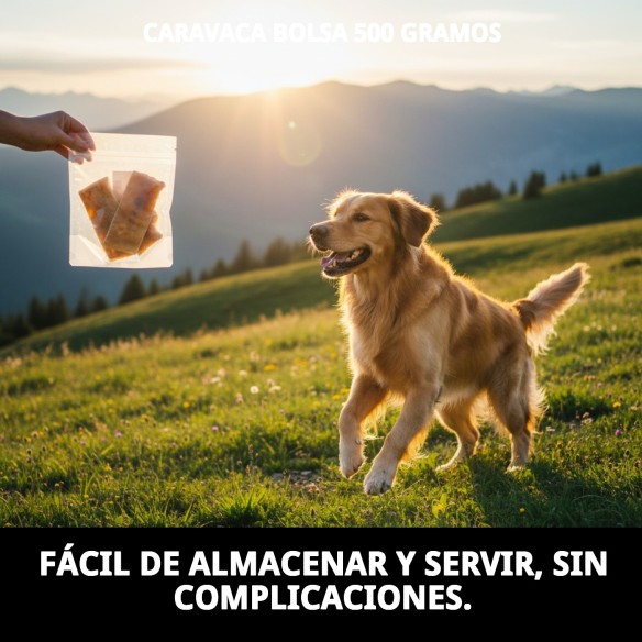 Placa de caravaca para perros de ternera sin pelo 1 kg