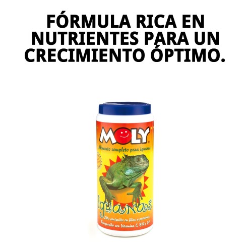Alimento Completo Moly Iguanas 360g - Nutrición Ideal