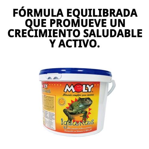 Alimento Profesional Moly Iguanas 3kg para Iguanas Verdes