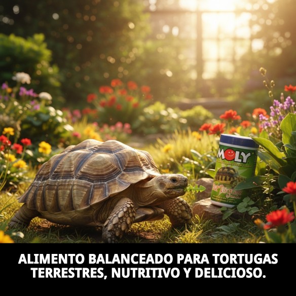 Alimento Premium para Tortugas Terrestres - Moly 250ml