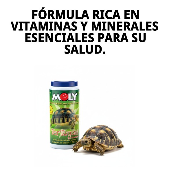 Alimento Nutritivo para Tortugas Terrestres - MOLY 360g