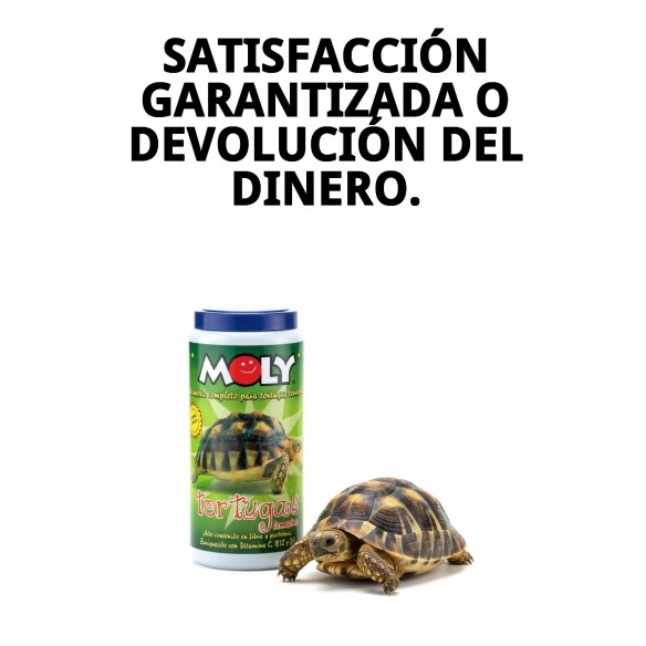Alimento Nutritivo para Tortugas Terrestres - MOLY 360g