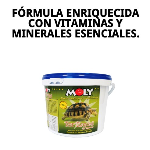 Alimento Premium Moly para Tortugas Terrestres 2,5 kg