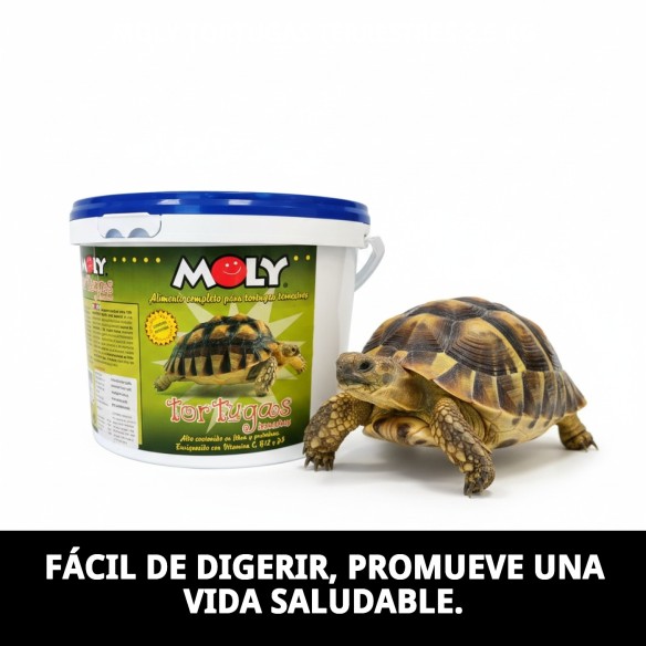 Alimento Premium Moly para Tortugas Terrestres 2,5 kg