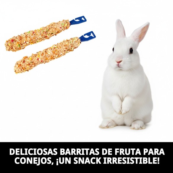 Barritas Fruta para Conejos 2 Unid - Snack Saludable