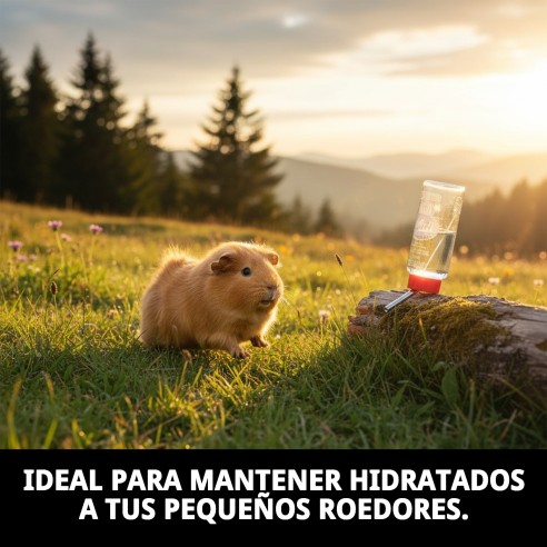 Bebedero para roedores 320 ml - Agua fresca y limpia