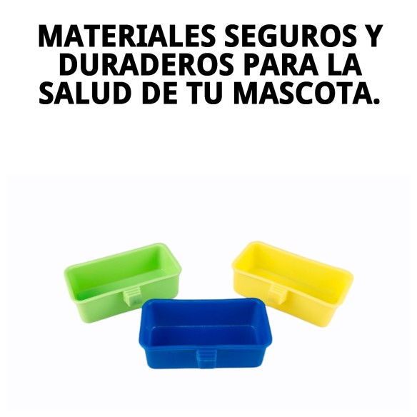 Comedero Cuadrado para Hámster - Color y Funcionalidad