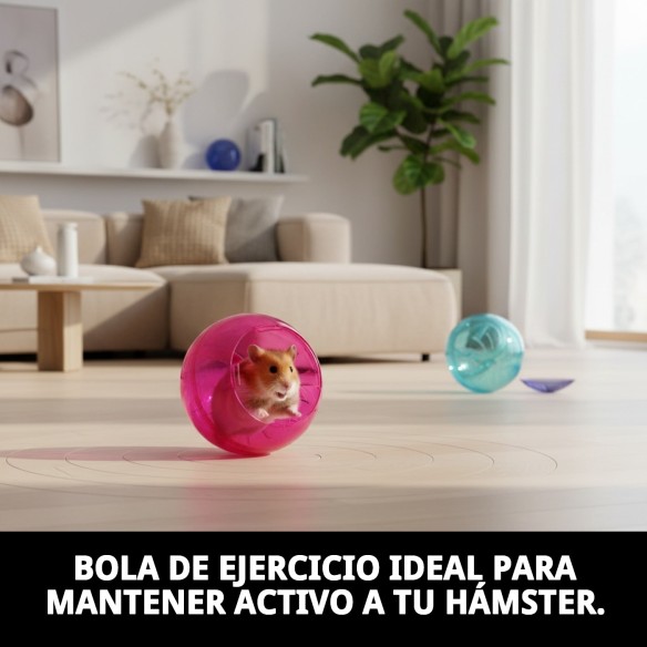Bola de Ejercicio para Hámster 13 cm - Diversión Segura