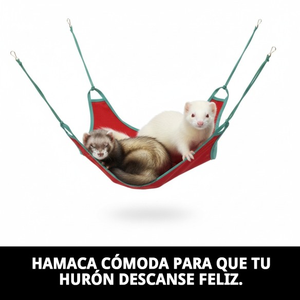 Hamaca Jaula para Hurón 45x45 cm - Confort y Diversión