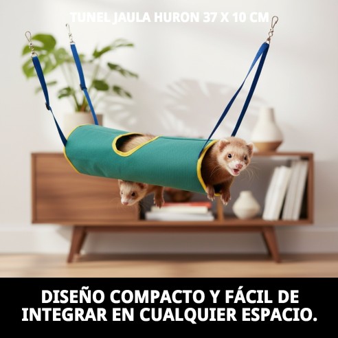 Túnel Jaula para Hurones - Accesorios Divertidos y Seguros