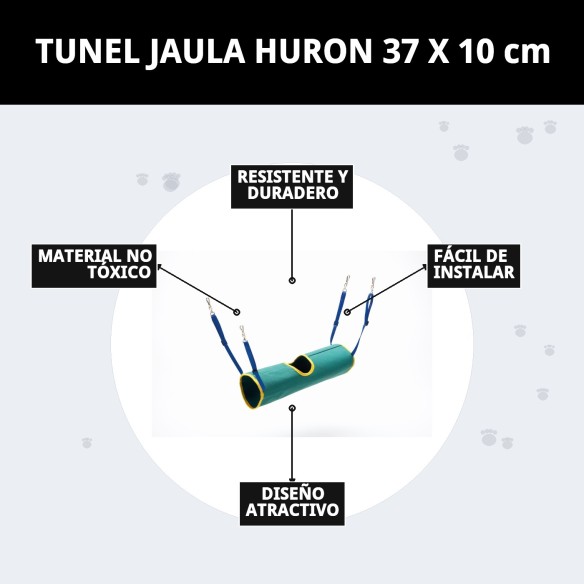 Túnel Jaula para Hurones - Accesorios Divertidos y Seguros