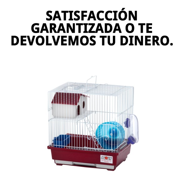 Jaula para Hámster N.2 - Compacta y Desmontable 30x23x31 cm