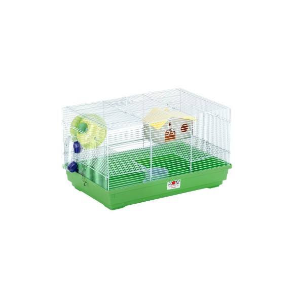 Jaula para Hámster 1 Piso - Compacta y Desmontable 47x30x27