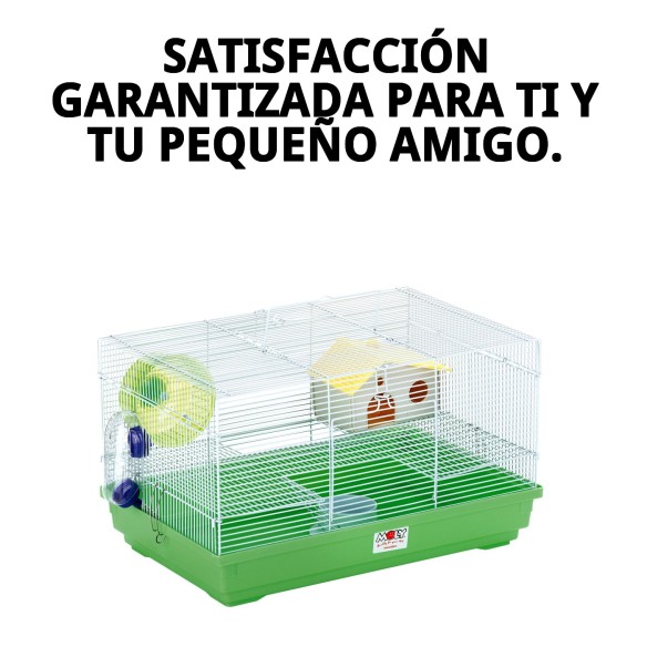 Jaula para Hámster 1 Piso - Compacta y Desmontable 47x30x27
