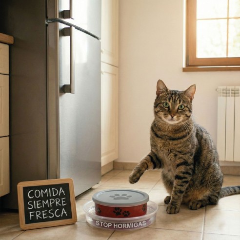 Set de 5 Comederos Para Perros con Tapa Ajustable Moly – Practicidad, higiene y control de porciones