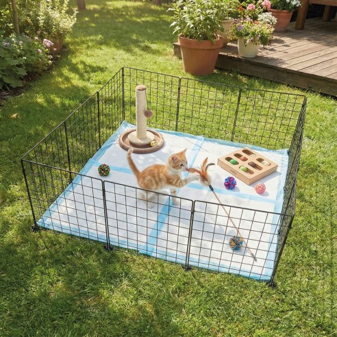 Parque para Perros 12 Pzas 35x35 cm - Seguridad y Comodidad