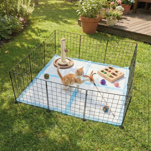 Parque para Perros 12 Pzas 35x35 cm - Seguridad y Comodidad