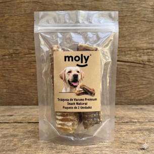Tráquea de ternera deshidratada para perros | Moly 2 uds 2