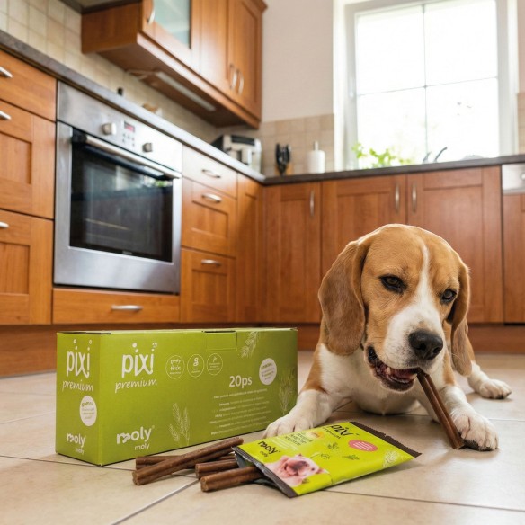 Expositor Barrita Snack Jamón 200g - 8 Unidades para Mascotas