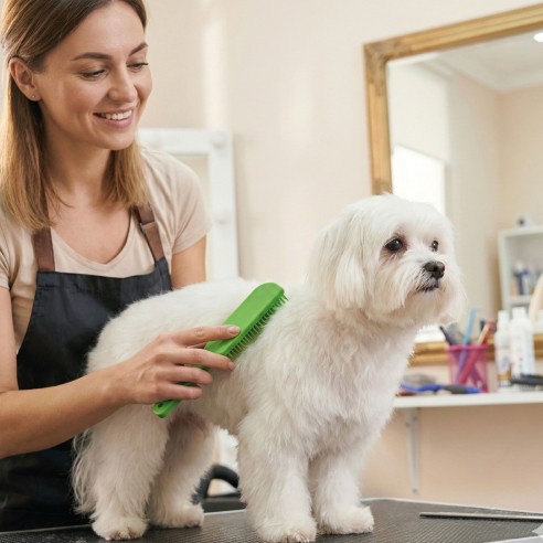Cepillo de Silicona Multiusos para Perros y Gatos 26 cm