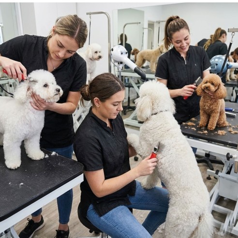 Peine Cortanudos Moly Confort para Peluquería de Mascotas