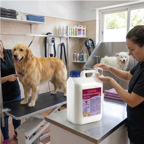 Crema Suavizante 5 Litros para el Cuidado de Mascotas