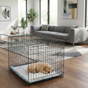 Jaula Metálica Pequeña 61x44x50 cm - Comodidad y Seguridad
