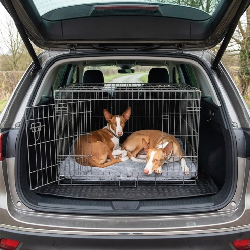 Jaula Metálica Grande 93x57x64 cm para Mascotas cómodas