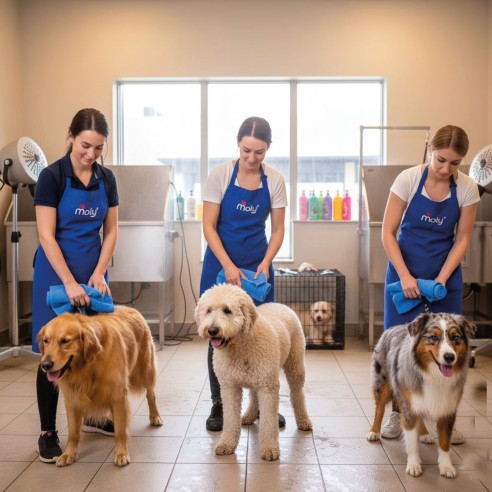 Toalla Absorbente para Mascotas 60x40 cm - Alta Calidad