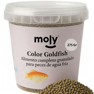 Moly Goldfish Color Granulado 275g - Alimento para Peces