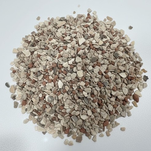 MOLY Grit para Pájaros 1400 g – Mezcla Natural de Conchas de Mar, Piedra Roja y Semillas de Anís