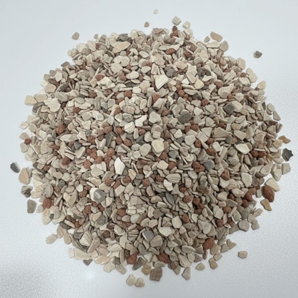 MOLY Grit para Pájaros 1400 g – Mezcla Natural de Conchas de Mar, Piedra Roja y Semillas de Anís