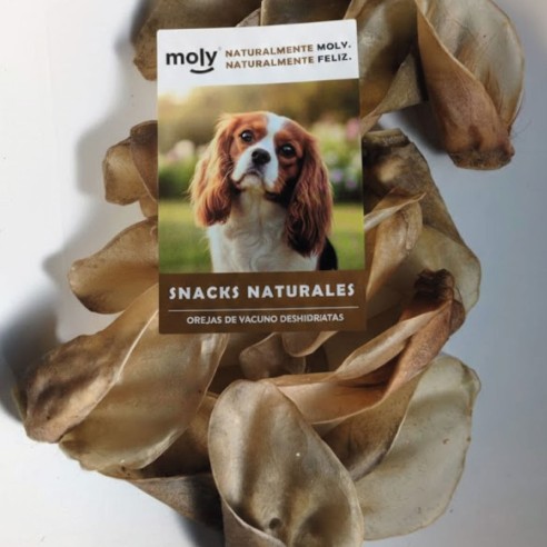 MOLY Orejas Deshidratadas para Perros 500 g – Snack Natural Granel