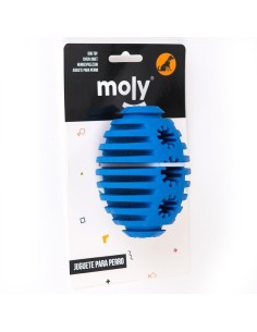 Pelota Rugby de Caucho M - Mordedor Divertido y Duradero 2