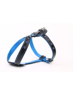 Arnés de Piel Luxury con Cristales - 60 cm para Mascotas 2