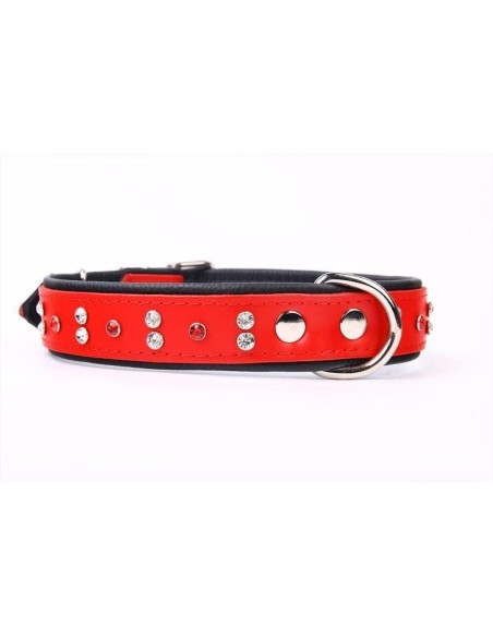 COLLAR PIEL LUXURY CRISTAL 56 CM - 