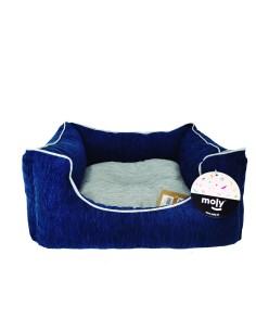 CUNA RECT. CHENILLA AZUL T-2 60*48*24