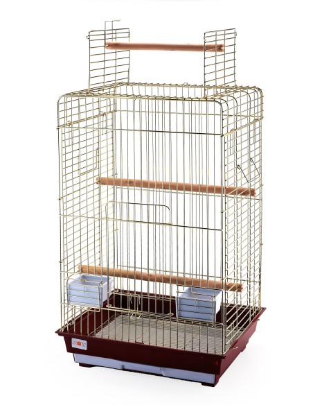 JAULA MALAWI DORADA C/APER 52 X 41 X 78