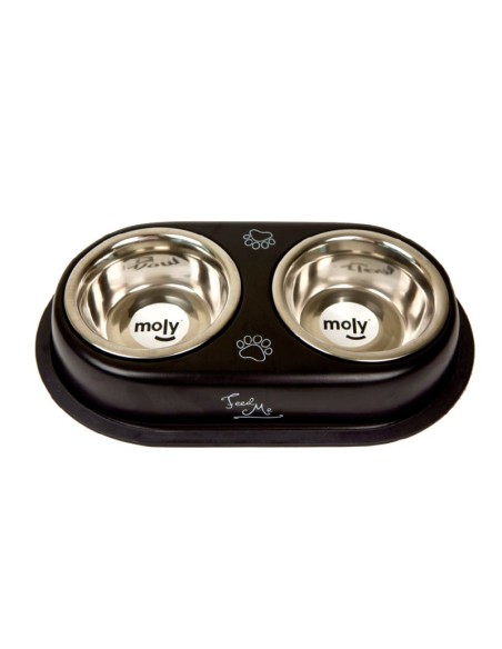 COMEDERO DOBLE DRAW 13,5CM 2X0,60L NEW