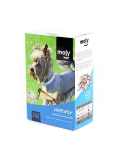 Galletas Sandwich Relleno para Perros - 400g Nutrición Saludable 2