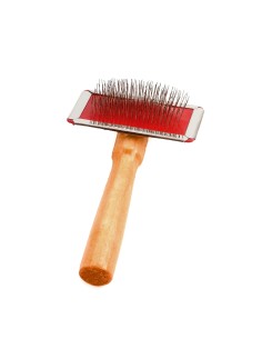 Carda de Bambú Pequeña para el Cuidado del Pelaje de Mascotas 2