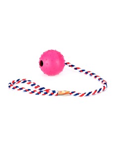 PELOTA CAUCHO 6CM C/RAMAL NYLON 2