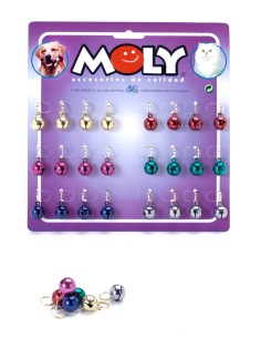 Cascabeles de Color para Mascotas - Expositor x 24 Unidades 2