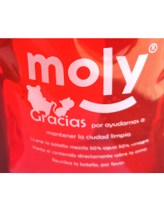 BOTELLA LIMPIA ORINAS DE PERRO MOLY 2